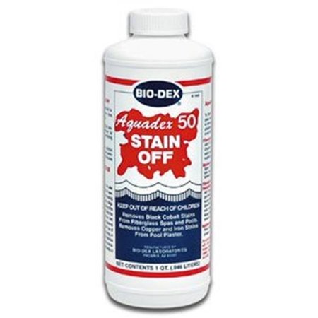 BIO-DEX LABORATORIES Bio-Dex Laboratories ADQ50 1 AT Aquadex 50 Stain off Pool & Spa Stain Remover ADQ50